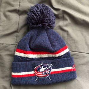 Columbus blue jacket beanie